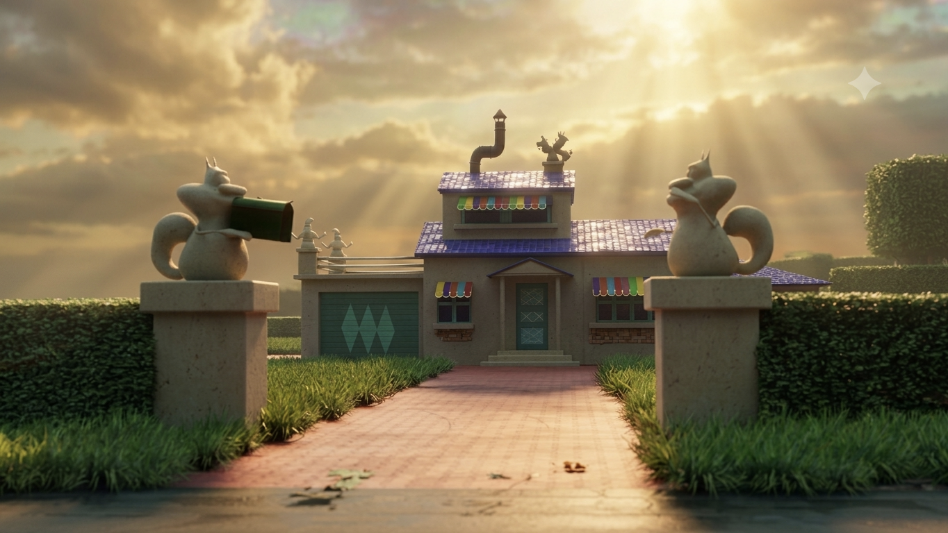 Oggy House 3D Model