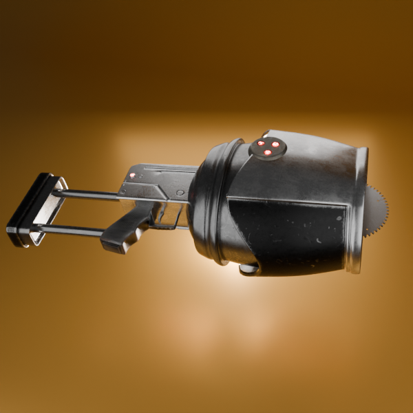 Saw Gun Mini Militia 3D Model
